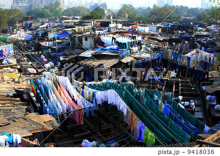 ムンバイドビーゴート洗濯場の風景 9418036