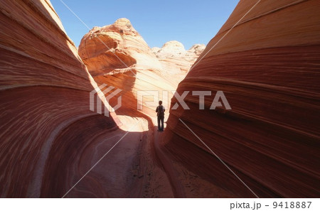 アメリカ合衆国 ザ・ウェーブの風景 アリゾナ州・ユタ州 アメリカ合衆国 ザ・ウェーブの風景 アリゾナ州・ユタ州 9418887