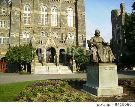 大学 学校 キャンパス ジョージタウン ジョージタウン大学 Georgetown ワシントン の写真素材