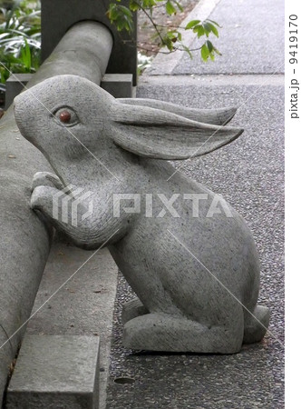 うさぎ、ウサギ、動物、ラビット、像、石像、十二支、鎌倉、卯年、卯、兎、兔 9419170