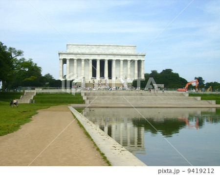 リンカーン記念館 リンカーン リンカーン記念堂 リンカーン メモリアル アメリカ アメリカ合衆 の写真素材