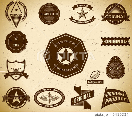 Vintage labels. Collection 11 Vintage labels. Collection 11 9419234