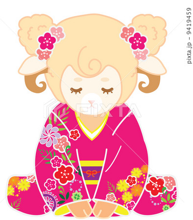 未の年賀状 9419459