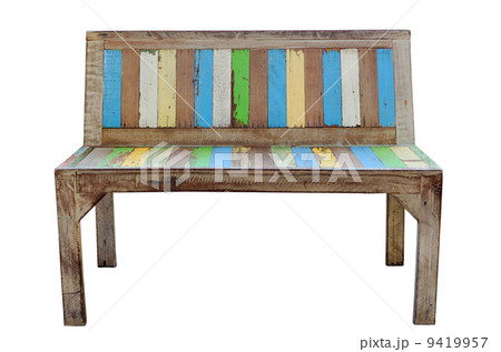 Vintage Old wooden chair isolated on white background Vintage Old wooden chair isolated on white background 9419957