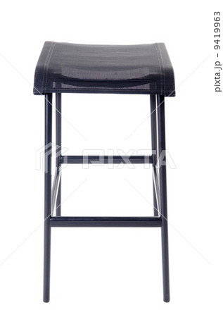 High Black chair isolated on white background . High Black chair isolated on white background . 9419963