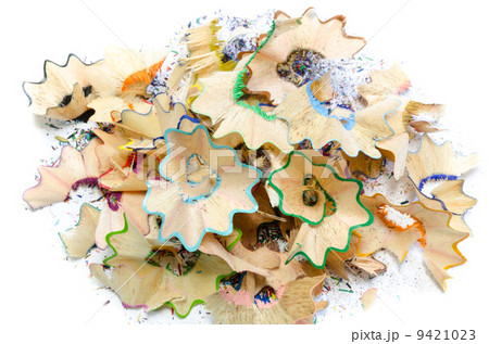 Pencil and sharpener with isolate background 9421023