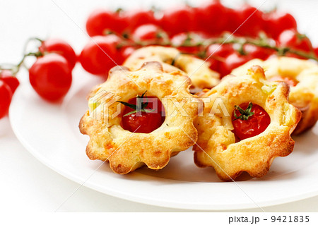 cakes with cherry tomatoes cakes with cherry tomatoes 9421835