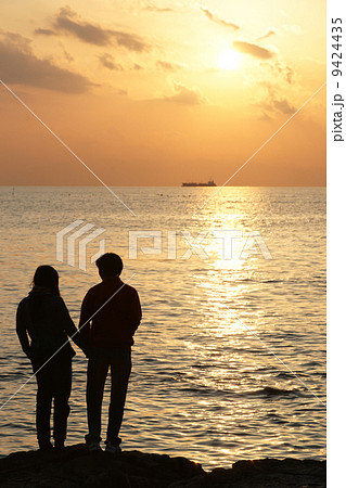 夕日のシルエット2 9424435