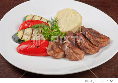 tongue with grilled vegetable tongue with grilled vegetable 9424921