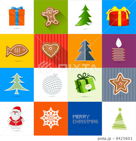 Sixteen Christmas Vector Backgrounds Set Sixteen Christmas Vector Backgrounds Set 9425601