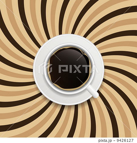 Coffee abstract hypnotic background. vector illustration Coffee abstract hypnotic background. vector illustration 9426127