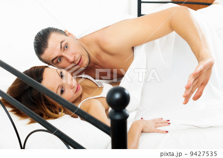 emotional middle-aged couple caught during adultery emotional middle-aged couple caught during adultery 9427535