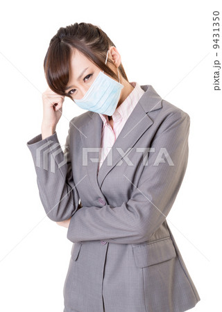 Sick business woman Sick business woman 9431350