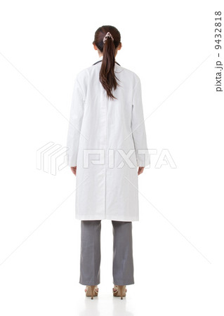 Rear view of Asian medical doctor Rear view of Asian medical doctor 9432818