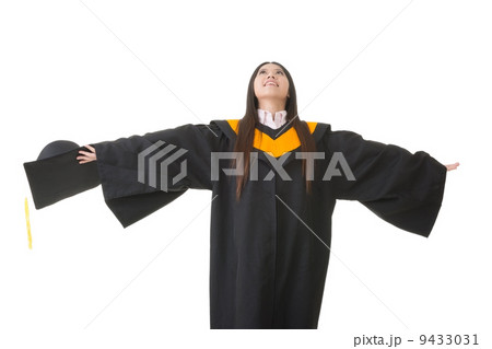 asian graduation woman feel fre 9433031