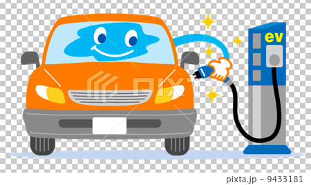 電車充電站例證 電車充電站例證 9433181
