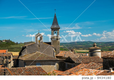 View over Lautrec village rooftops, France View over Lautrec village rooftops, France 9434180