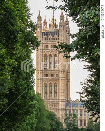 Westminster abbey tower in London, England 9434977