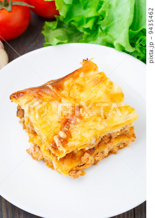 Italian lasagna on a plate Italian lasagna on a plate 9435462