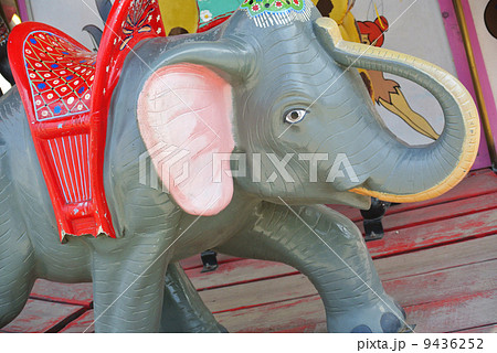 Funny cute carousel indian elephant 9436252