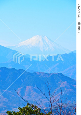 初冬の富士山（高尾山･山頂／東京都八王子市） 9437297