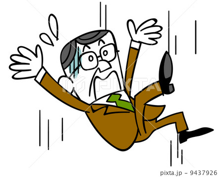 落下する中年ビジネスマン 9437926