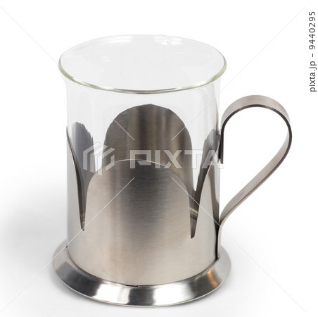 teapot iron clear empty glass tea isolated on white background teapot iron clear empty glass tea isolated on white background 9440295