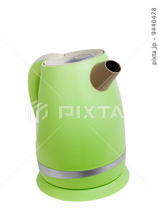 electric teapot green tea kettle isolated on white background cl 9440478
