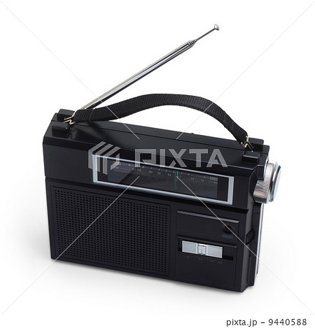radio fm portable transistor old tuner set isolated fashioned radio fm portable transistor old tuner set isolated fashioned 9440588