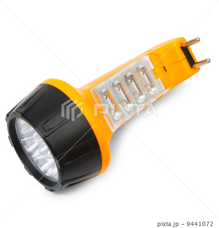 electric flashlight pocket isolated on white 9441072