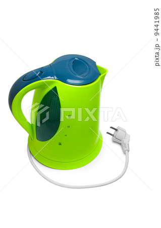 green kettle tea isolated on white background green kettle tea isolated on white background 9441985