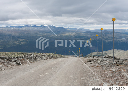 Dirt road on Blahoe mountain (Vaga, Oppland, Norway) Dirt road on Blahoe mountain (Vaga, Oppland, Norway) 9442899
