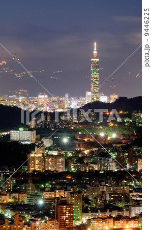 beautiful city night scene in Taipei beautiful city night scene in Taipei 9446225