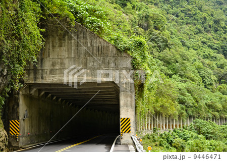 Road tunnel in mountain Road tunnel in mountain 9446471