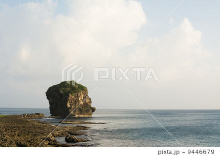 Chuanfan Rock at coastline 9446679