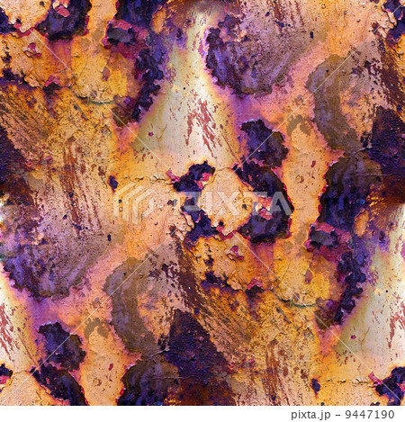 seamless texture of rust with purple spots 9447190