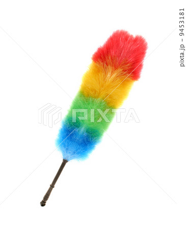 Soft colorful duster isolated Soft colorful duster isolated 9453181
