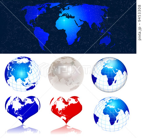 地球　世界　地図 9453308