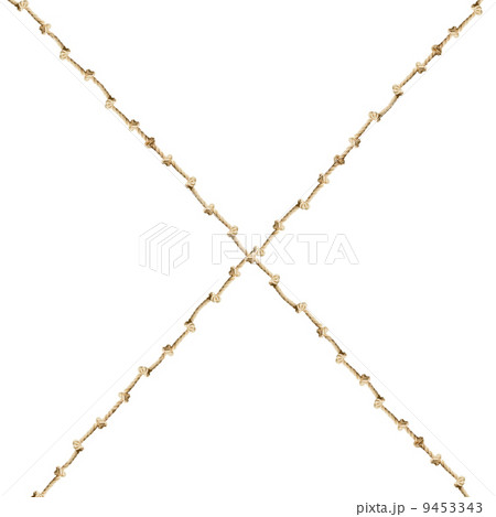 Knot in a rope on with background 9453343