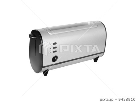 Bread toaster isolated on white with electric cable and plug Bread toaster isolated on white with electric cable and plug 9453910