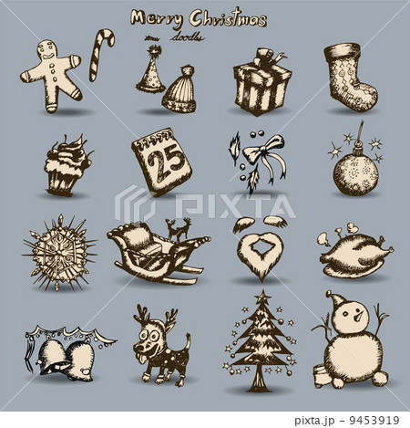 doodle Christmas set 9453919