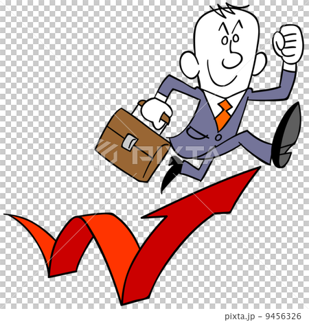 Business trip jumping businessman Business trip jumping businessman 9456326