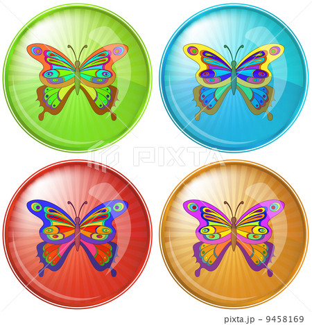 Butterfly, button 9458169