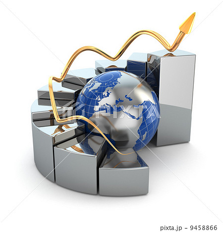 Global business graph 9458866