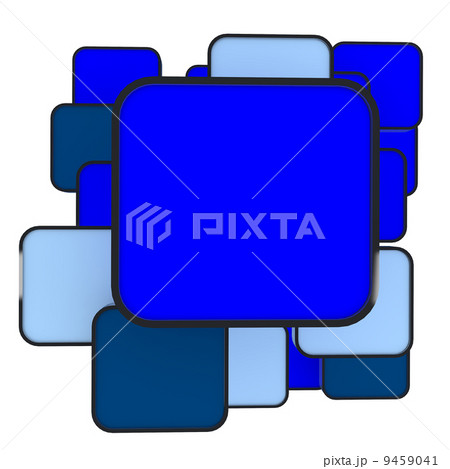 blank abstract blue box blank abstract blue box 9459041
