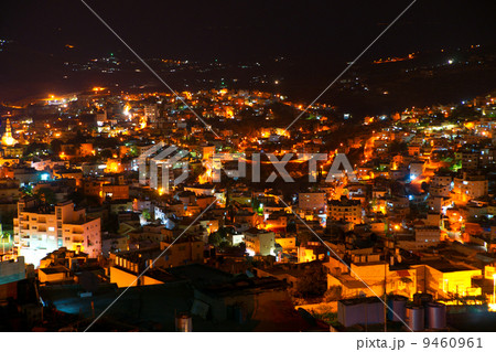 Night view of Bethlehem, Palestine, Israel 9460961