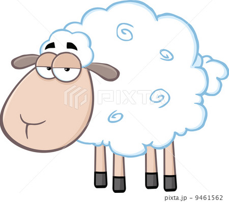 Cute Sheep Cartoon Mascot Character Cute Sheep Cartoon Mascot Character 9461562