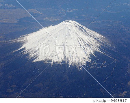 飛行機から見た富士山 9463917