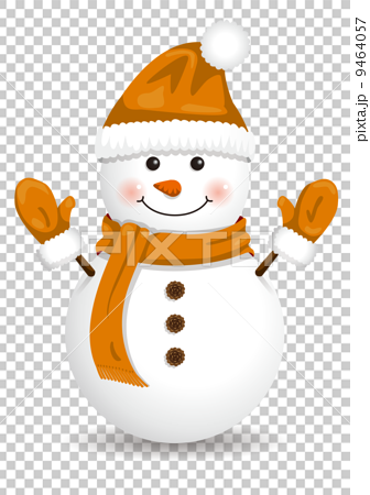 Snowman illustration _ 03 (Vector) - Stock Illustration [9464057] - PIXTA