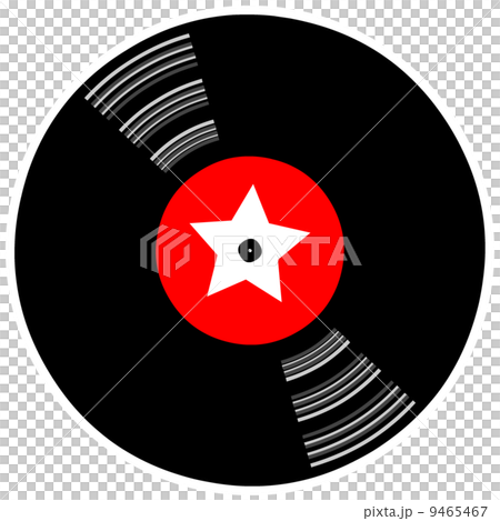 レコード盤のイラスト素材
